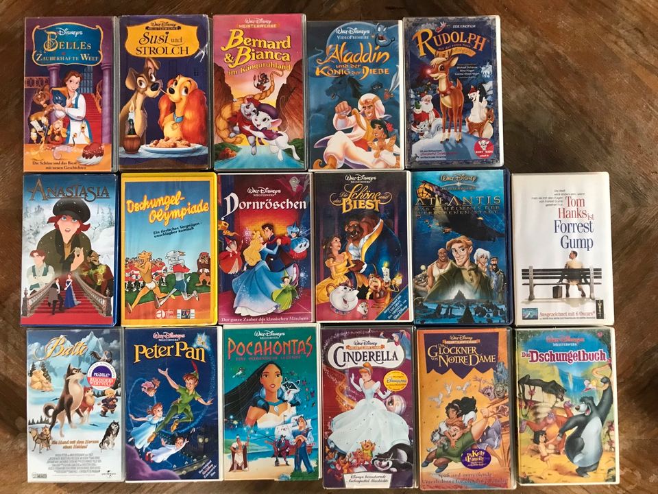 17 VHS Videokassetten, Kinderfilme zu verkaufen in Bexbach