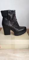 AS 98 Airstep Leder Stiefeletten Highheels Plateau schwarz Gr. 39 Nordrhein-Westfalen - Halver Vorschau