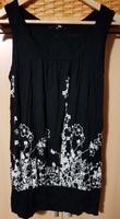 Kleid Shirt schwarz weißer Blütendruck H+M Ärmellos  Gr. M Mecklenburg-Vorpommern - Wismar (Meckl) Vorschau