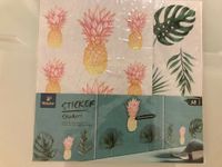 30 Sticker wiederverwendbar Ananas Pflanze Palme Fliesen etc. Niedersachsen - Diekholzen Vorschau