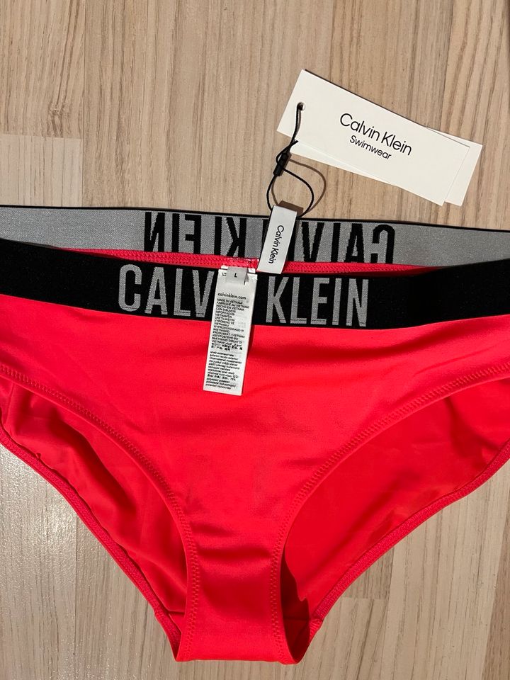 Calvin Klein Bikini Slip neon Gr.L NEU in Hamburg