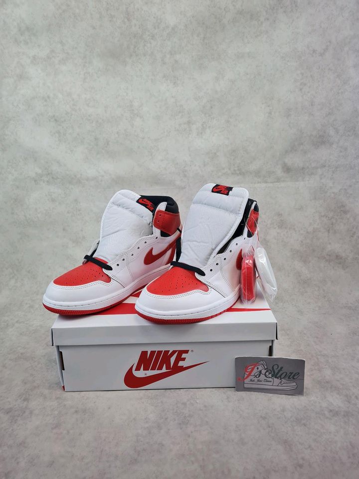 **NEU**|Nike Air Jordan 1 High OG|White/Univ. Red|Gr.42,5 in Frechen