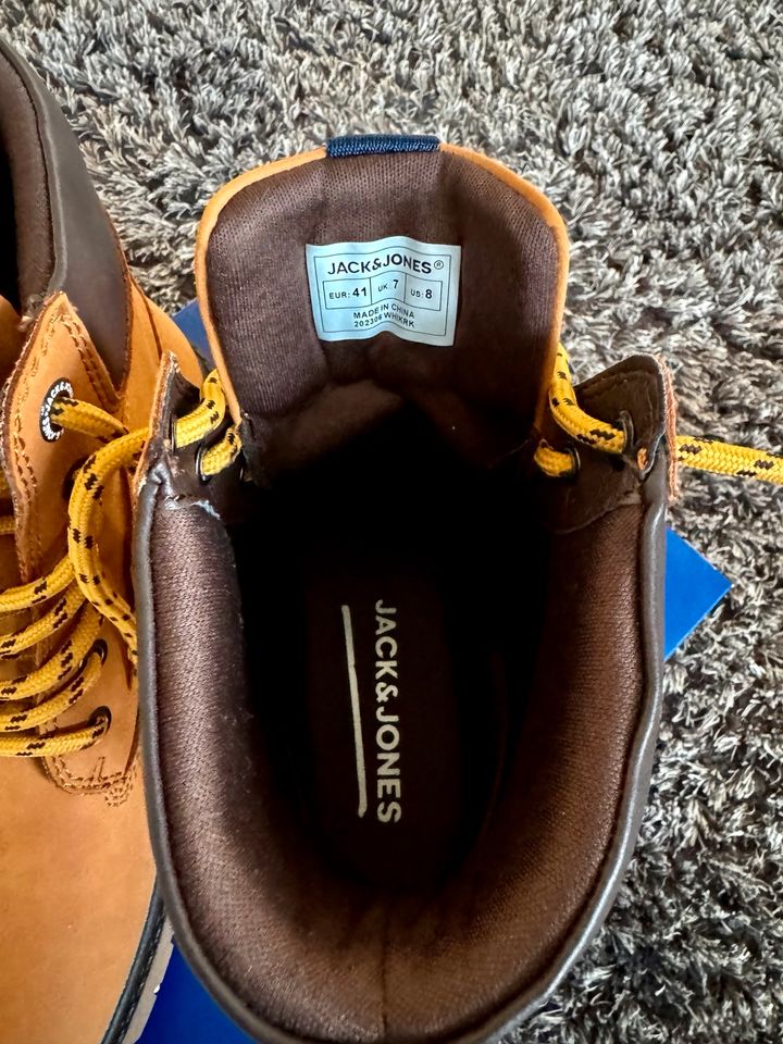 Timberland Boots von Jack and Jones NEU Gr. 41 in Karlsbad