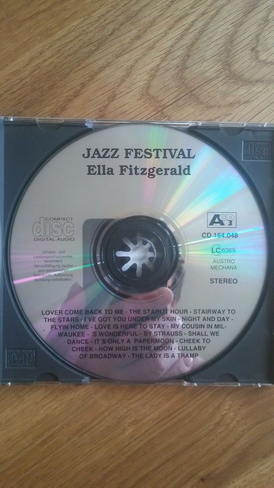 Ella Fitzgerald - Jazz-Festival - CD Vol.2 in Nürnberg (Mittelfr)