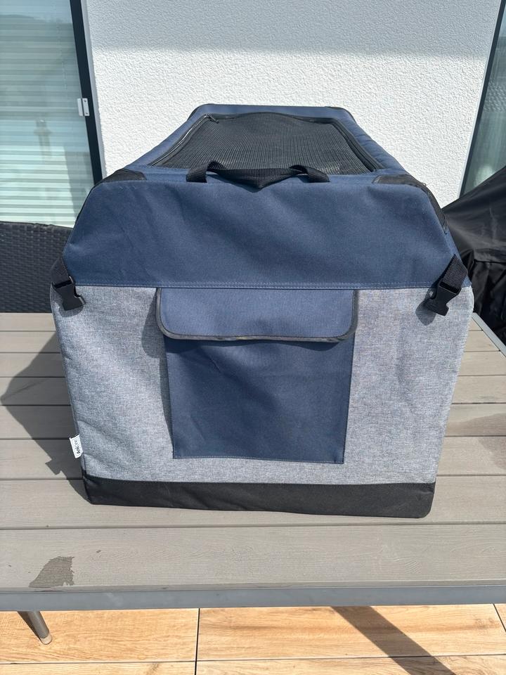 faltbare Hundebox XL Auto Transportbox Welpe Box Hund  trixi in Altshausen