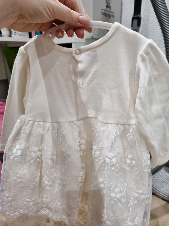 Babykleid Kleid Taufkleid Party beige Gr. 86  Spitze Mädchen in Rottweil