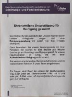 Ehrenamtliche Reinigungskraft gesucht! Thüringen - Greiz Vorschau