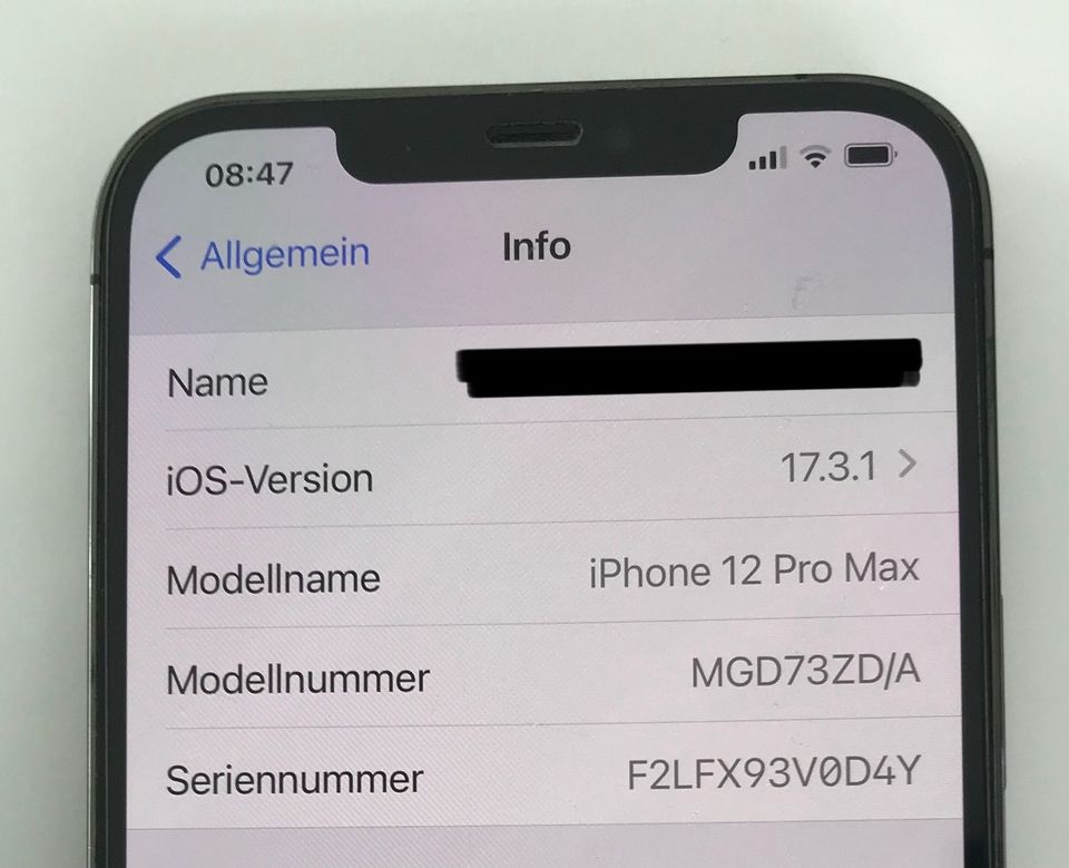 IPhone 12 Pro Max 256 GB in OVP in Plattling