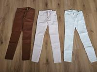 3 neue Mango Skinny Jeans Hose Belle weiß, braun, rosa, Größe 34 Nordrhein-Westfalen - Kürten Vorschau