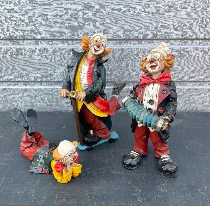 Limitierte Sammlung von Clownfiguren aus Keramik Vivian C. in Dortmund