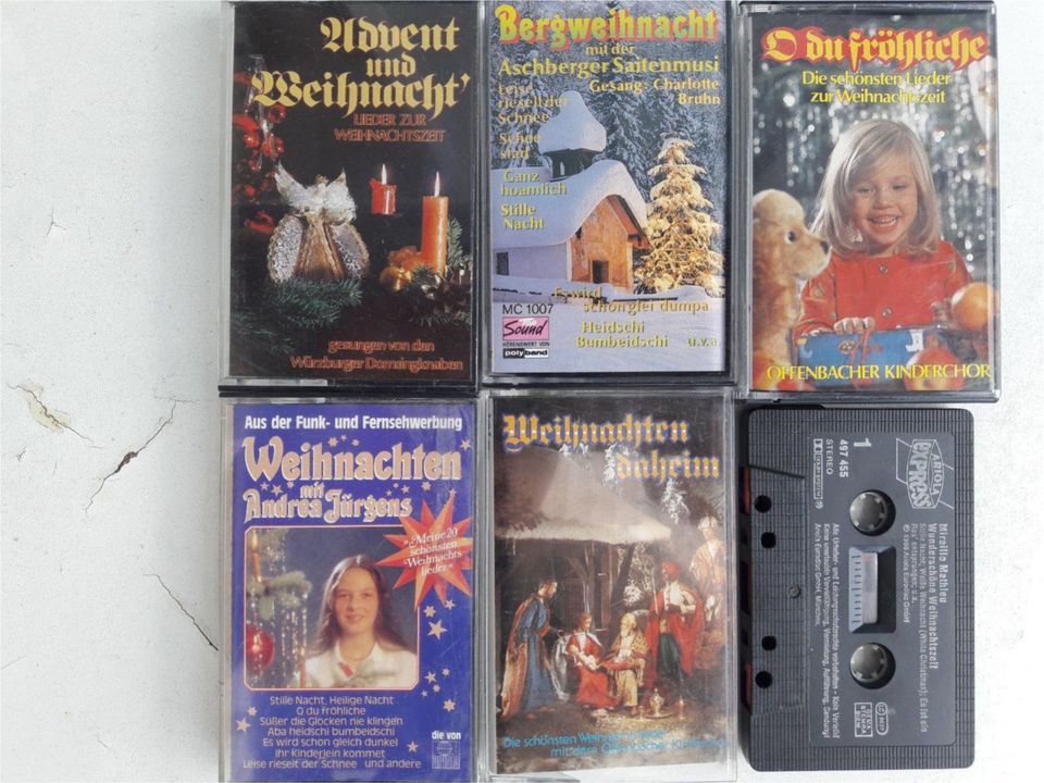 Kassette, Musikkassette, Andrea Jürgens, Weihnachten Advent, Berg in Köln