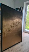 Gemälde abstrakt auf Leinwand 100x70cm schwarz/gold Bayern - Mömbris Vorschau