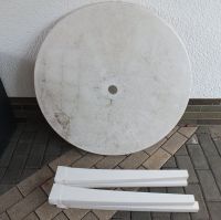 Gartentisch Tisch - 86 cm - weiß - klein zierlich - Kunststoff Hessen - Stadtallendorf Vorschau
