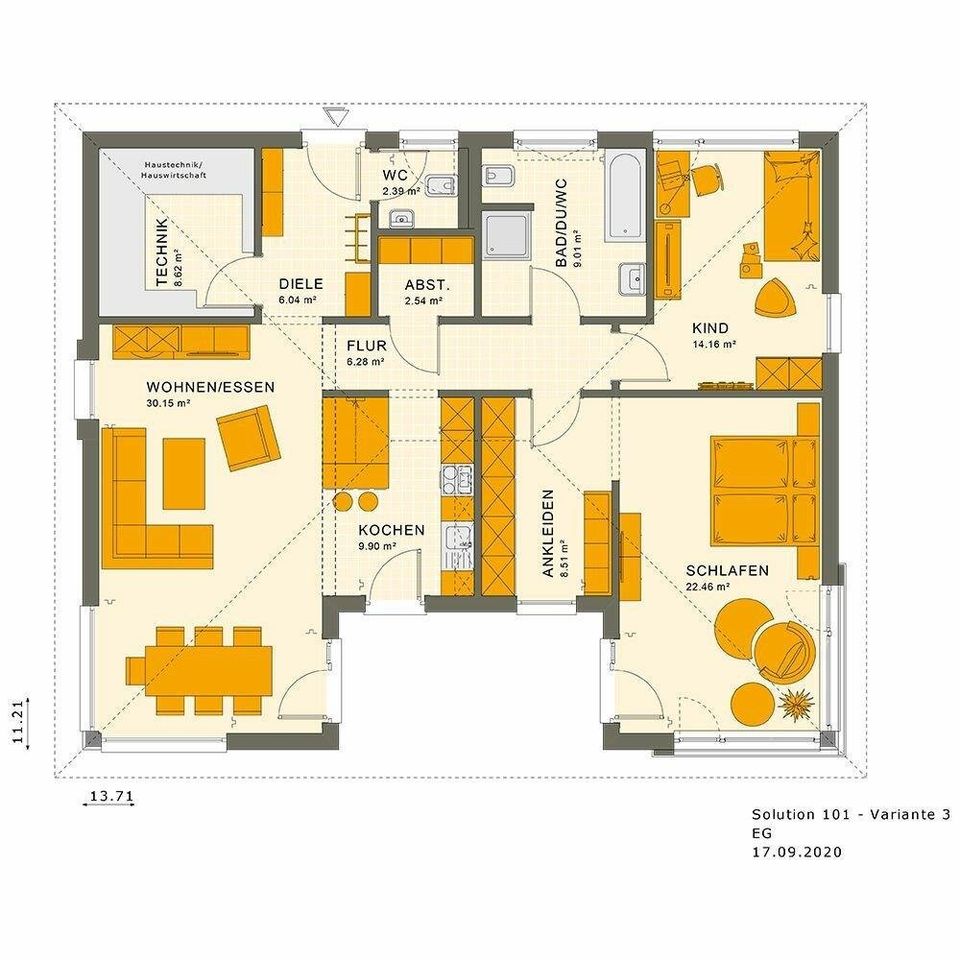 Perfekt fürs Alter! Effizienter Traumbungalow von LivingHaus! in Reutlingen