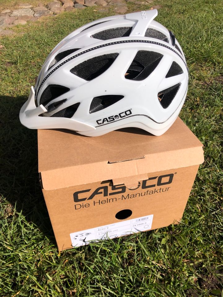 Casco Helm Fahrradhelm ACTIV 2 in weiss. New in Salzwedel