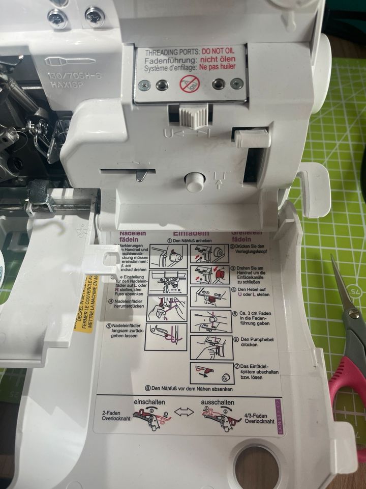 Baby Lock Victory Overlock Nähmaschine Schnittenliebe Babylock in Kettershausen