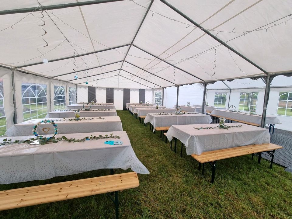 Günstig  PVC Pavillon, Festzelt, Partyzelt 6x12 m zu Vermieten in Apen