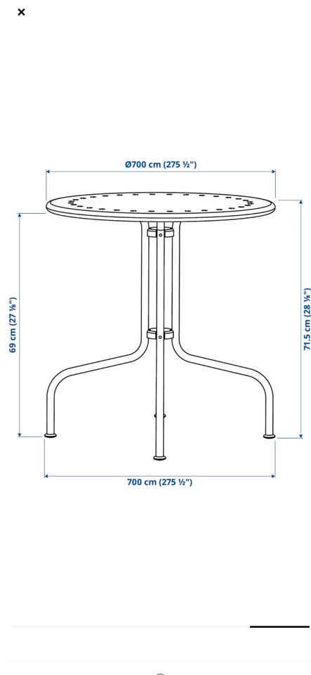 Ikea LÄCKÖ Garten- / Balkontisch, NEU und originalverpackt!! in Ettlingen