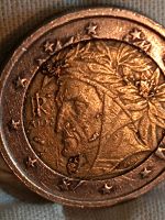 2 Euro Münze Italien Dante Alighieri mit Fehlprägungen Frankfurt am Main - Rödelheim Vorschau