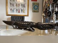 Krokodil Tierfigur Holz Dekoration Nordrhein-Westfalen - Mönchengladbach Vorschau