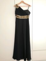 One Shoulder schwarz / goldenes Abendkleid, lang mit Steindetails Kiel - Kronshagen Vorschau