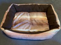 Hundebett Katzenbett braun orange beige wendbar NEU Hessen - Münster Vorschau