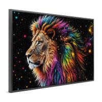 Löwe - Lion Art , Animal Tier Wandbild Leinwand mit Rahmen , Deko Stuttgart - Stuttgart-Ost Vorschau