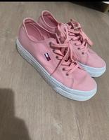Damen Tommy Hifiger Jeans Schuhe sneaker Gr.39 Bayern - Lochhausen Vorschau
