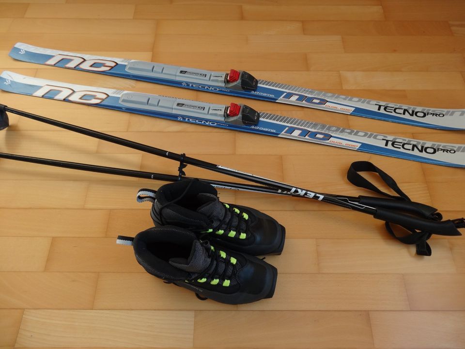 Langlauf Ski Komplettset für Kinder in Markt Schwaben