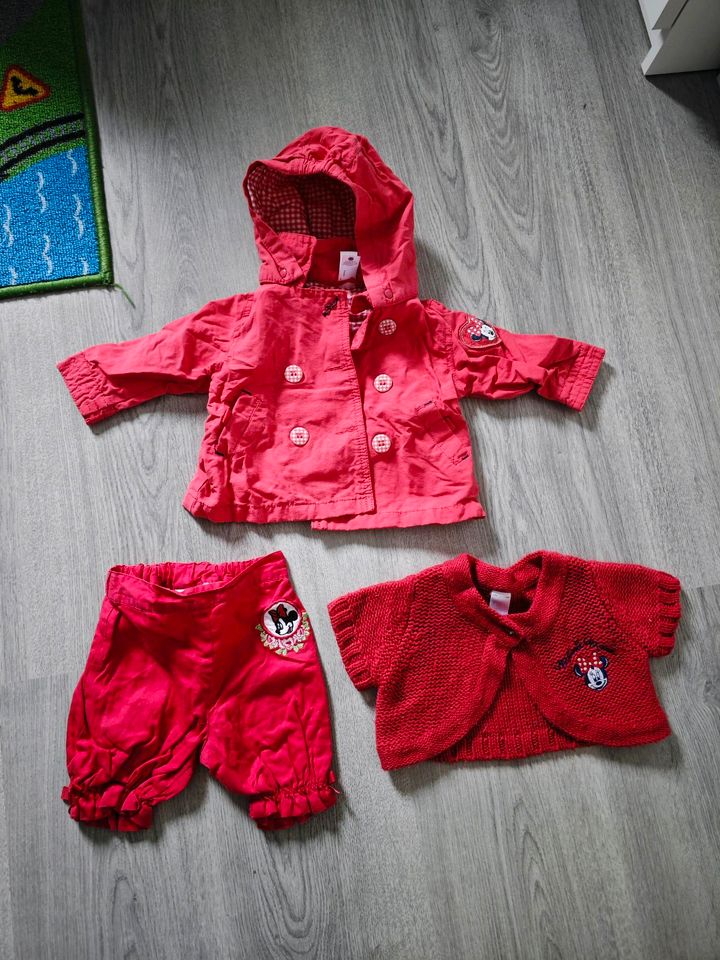 Minnie Mouse Jacke Bolero Shorts rot Gr. 68 Set Mädchen in Northeim