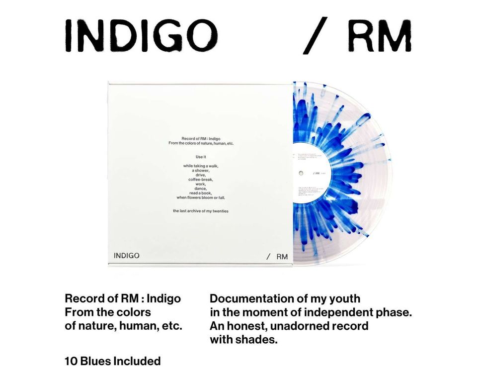 RM (BTS)- Indigo (Splatter Vinyl) LP Neu + OVP in Löbau