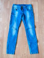 Damen Jeans Hose Fishbone gr. M Blau Baden-Württemberg - Karlsdorf-Neuthard Vorschau