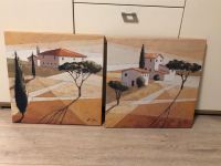 2 x Toskana Bild auf Leinwand, zwei schöne Toskana Bilder Nordrhein-Westfalen - Oer-Erkenschwick Vorschau
