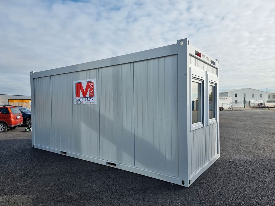 20' Bürocontainer MB20H RIH 2,5m MIETE / 20ft Raumcontainer in Rodeberg