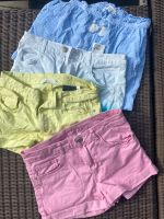 Shorts H&M gr 158 4 Stück gelb rosa türkis seersucker Nordrhein-Westfalen - Solingen Vorschau