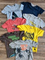 Paket 7x T-Shirts Jungen Gr 116 122 Kanz, Jurassic World, H&M Hessen - Neu-Anspach Vorschau