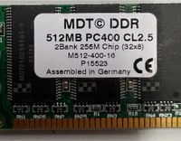 MTD DDR RAM 512MB  PC 400 CL2,5 Saarland - Schwalbach Vorschau