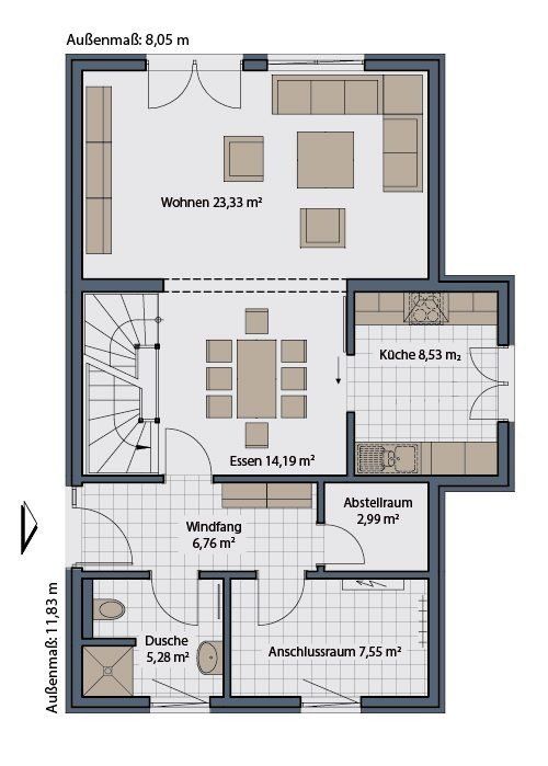 Die perfekte Wohlfühloase – Modernes Einfamilienhaus von Schwabenhaus in Neudietendorf