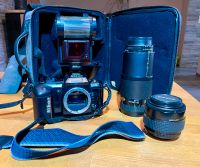 Spiegelreflexkamera, Kamera Nikon F-401 Objektiv AF Nikkor, Blitz Niedersachsen - Giesen Vorschau