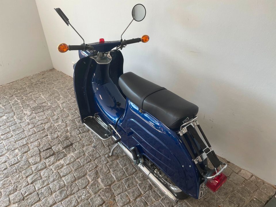 Simson Schwalbe KR51/1, 4 Gang, Neuaufbau, restauriert in Malchin