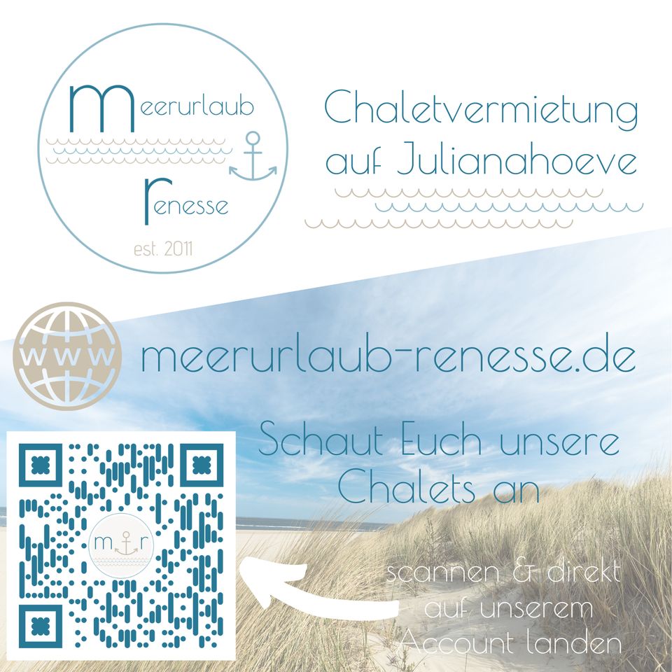 MEERURLAUB-RENESSE Chalet Julianahoeve Zeeland Nordsee Holland in Trier