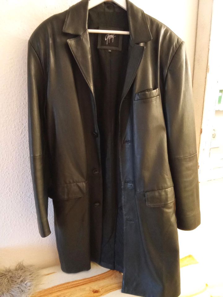 Lederjacke Gipsy lang Gr XXL SCHWARZ wie Neu in Drensteinfurt