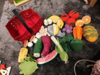Diverses Kinder Küchen Zubehör Stoff Gemüse Holz mit Klett Magnet Nordrhein-Westfalen - Lünen Vorschau