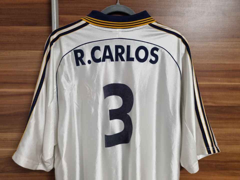 Real Madrid Trikot R. Carlos TEKA 1998/00 Adidas Gr. XL original in Berlin