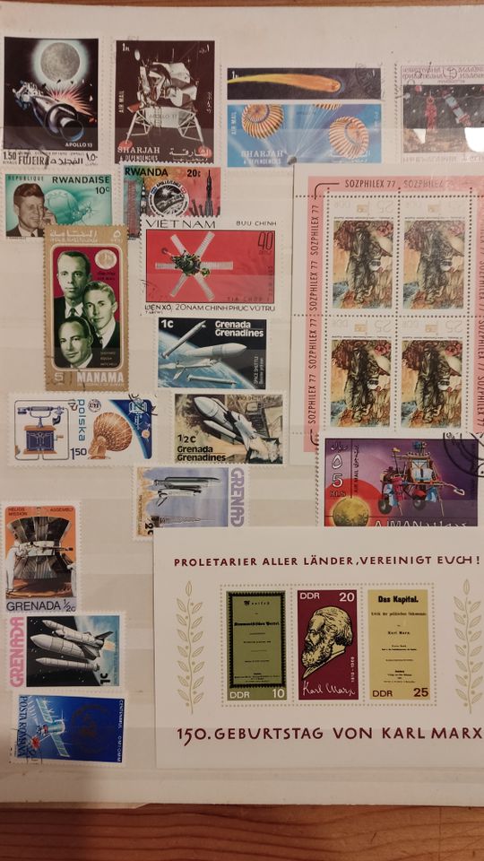 Briefmarken aus der DDR und Sowjetunion in Düren