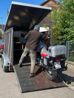 2,0 t Motorrad -/ Urlaubs-/ Transport-/ Hubdachanhänger gebremst Rheinland-Pfalz - Ober-Olm Vorschau