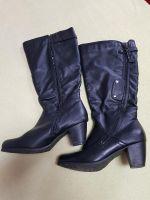 Schwarze Damenstiefel/ Clara Barson Gr.38 Mecklenburg-Vorpommern - Kröslin Vorschau