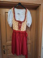 Dirndl mit Bluse - CountryLine - Größe 32 - Erdbeermuster Bayern - Oberbergkirchen Vorschau