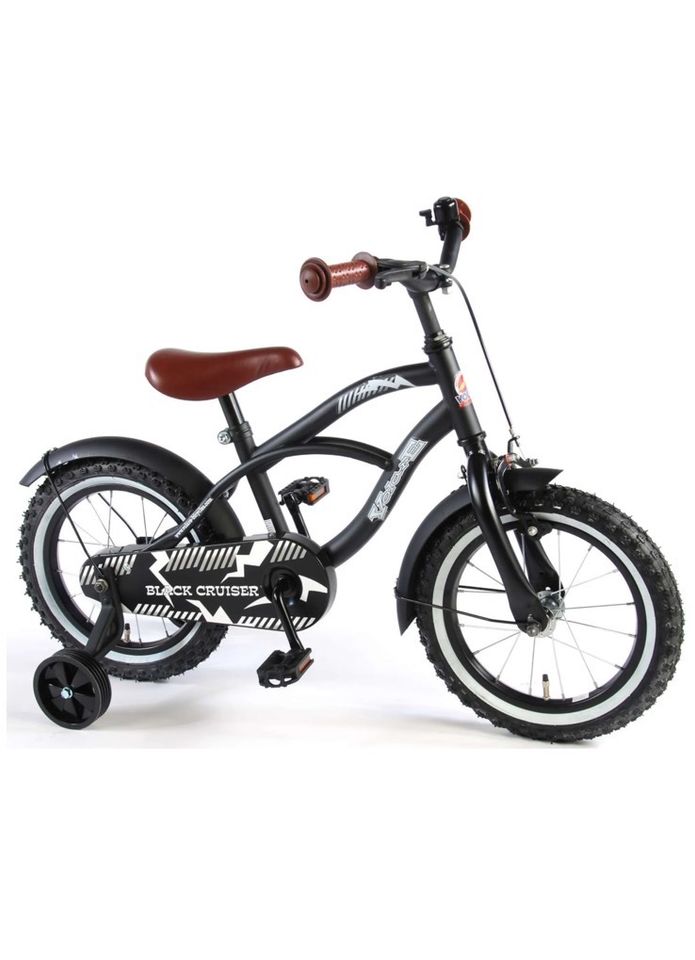 Volare Black Cruiser Kinderfahrrad - Jungen - 14 Zoll - Schwarz in Troisdorf