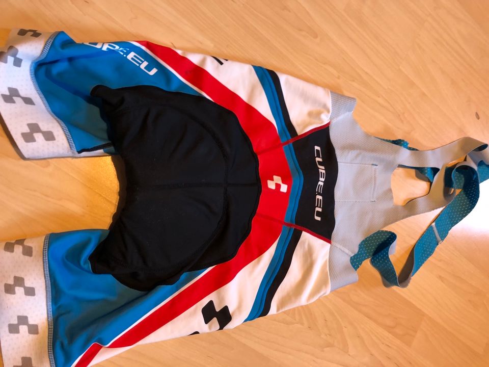 Cube Teamline Bibshort Fahrrad Trägerhose Herren S in Alfeld (Leine)